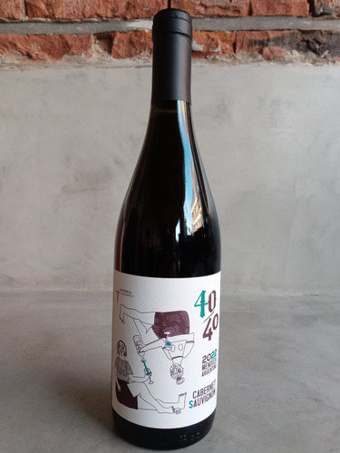 Vino 40 / 40 Cabernet Sauvignon By Lucas Pfister X Botella !