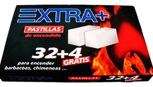 Imagen 2 de 3 de Caja 32 Pastillas Iniciador De Fuego Para Quincho Parrilla