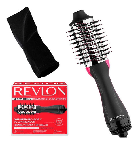 Cepillo Secador Revlon Titanio One Step Oval Voluminizador 