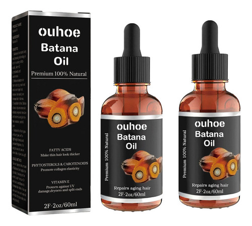 Aceite Para El Crecimiento Del Cabello Batana 60 Ml* 2 Unida
