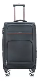 Mala De Viagem- Despacho Média 23kg Havana Santino Cor Preto Lisa