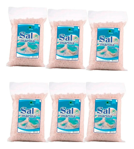 Sal De Mar( Gruesa) 1 Kg Pack Por 6 Unid Oferta