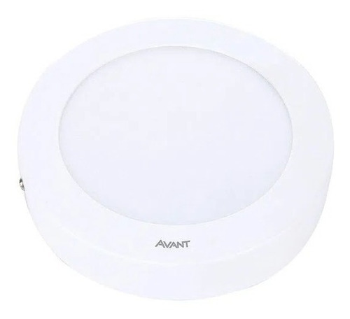 Imagem 2 de 4 de Painel Plafon Led 18w Avant Sobrepor Redondo Branco Frio