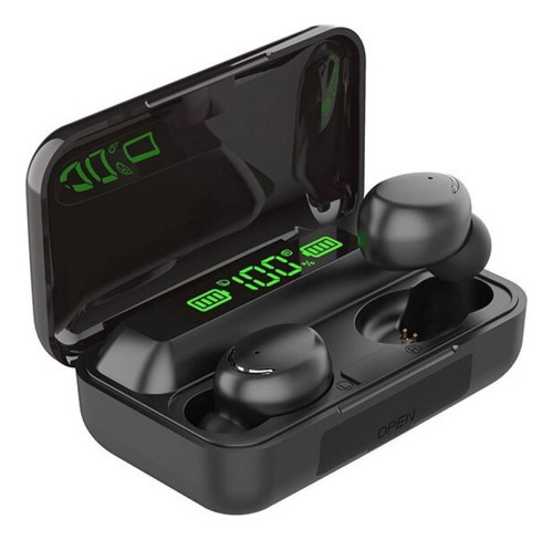 Audifonos in-ear Inalambricos F9-5 Bluetooth Tactil Cancelacion De Ruido Color Negro