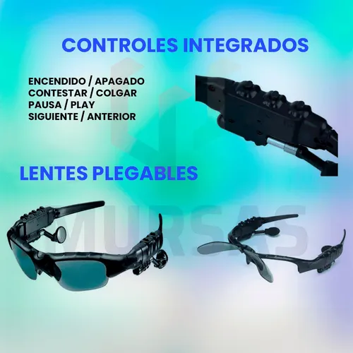 Gafas De Sol Y Audífonos Inalámbricos Bluetooth Unisex