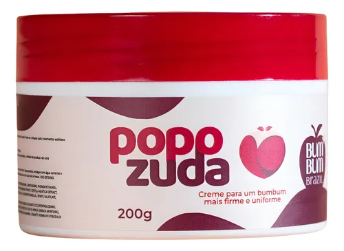 Popozuda Creme Rosa Corporal Anticelulite E Estrias 200g
