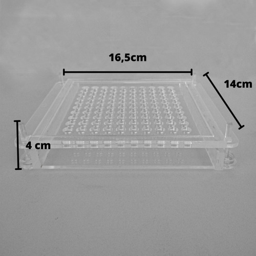 Encapsulador manual acrílico No. 5 100 orificios
