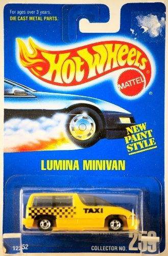 Hot Ruedas Lumina Minivan All Blue Card #259 Yellow Qmumd