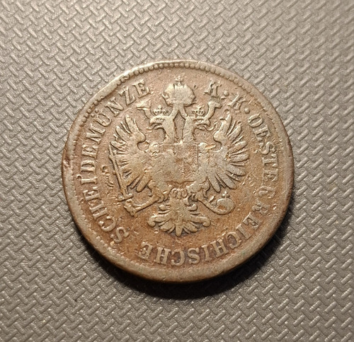 Austria. 4 Kreuzer 1860. Km# 2194 (Usado)