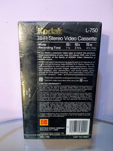 Imagen 3 de 3 de Cartuchos Video Cassette Beta Nuevos Sellados