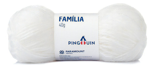 Lã Família 40g - Pingouin Cor 0002 - Branco