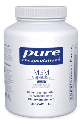 Msm Pure Encapsulations 360 Cápsulas