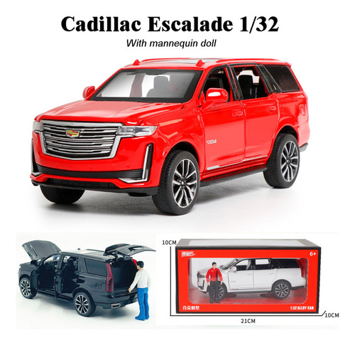 Cadillac Escalade Miniatura Metal Coche Colección De Regalos