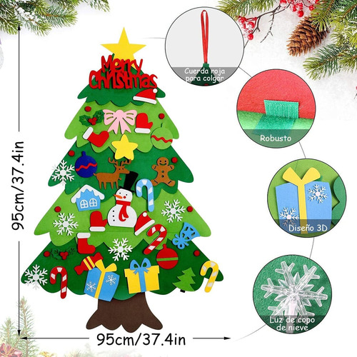 Árbol De Navidad De Fieltro, Árbol De Navidad De Fieltro P