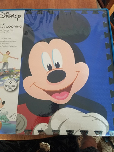 Piso De Goma Eva Plaza Blanda Encastrable Disney