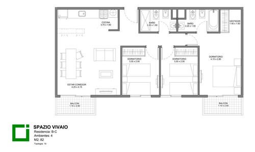 Departamento 3 Ambientes Ituzaingó