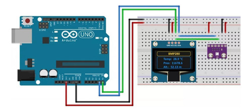Sensor Pressão Temperatura Bmp280 Gy-bmp280 Arduino Rasp Esp