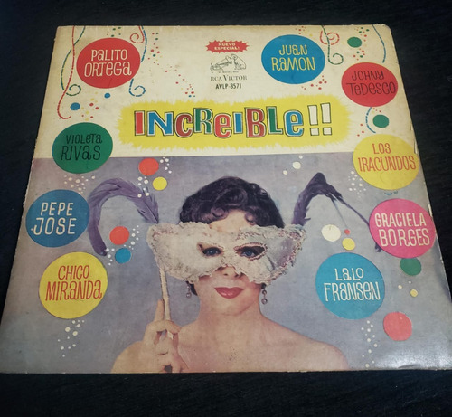 Disco Vinilo Increible Jonhy Tedesco Iracundos