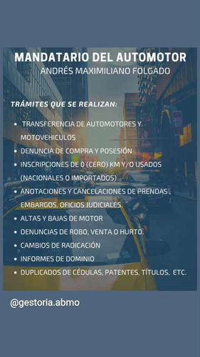 Gestoria  Del Automotor ( Abmo) ( Soluciones Siempre)