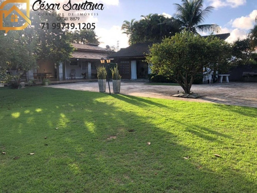 Imagem 10 de 30 de Casa Térrea 4 Suítes Em Condomínio Fechado - Lauro De Freitas - Ca01171 - 70544717