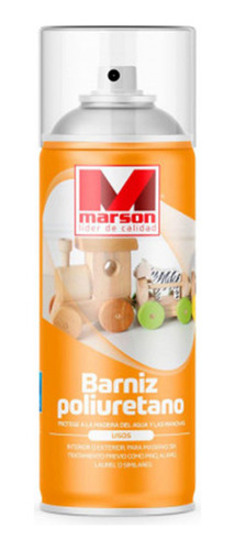 Pintura En Spray Barniz Poliuretano Incoloro 350ml Marson