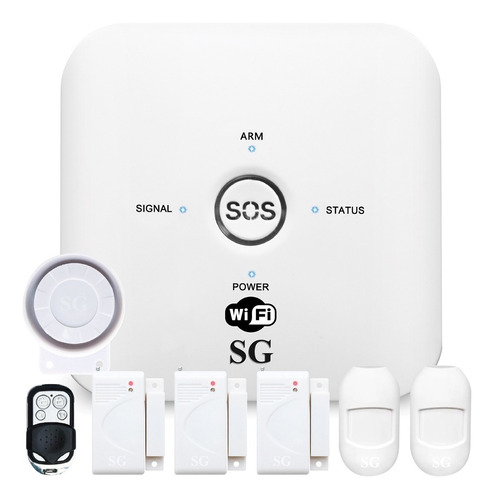 Kit Alarma Wifi Gsm Tel 5s App Seguridad Inalambrica Casa