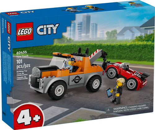 Lego City Camión Grúa Y Reparación Del Auto Deportivo 60435 101 City Great Vehicles