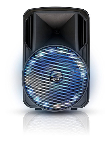 Altavoz Portatil Bluetooth Para Fiesta Luz Led Redonda 12 Sd