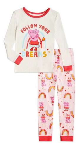 Pijama De Peppa Pig Talla 2 Importado