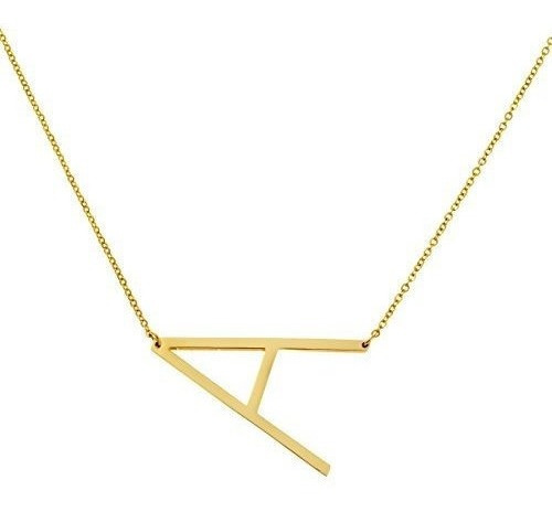 Yiyangjewelry Collar Con Acero Inoxidable Chapado En Oro De 