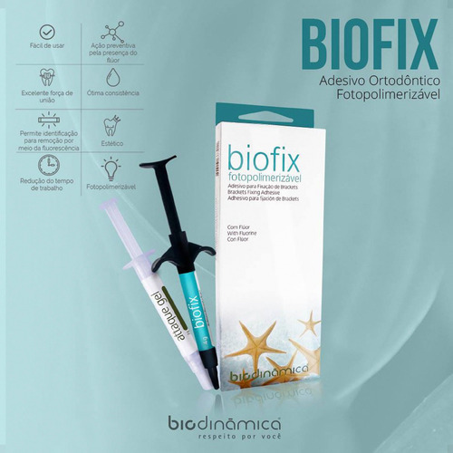 Cola Para Braquetes Aparelho Ortodôntico Biofix Biodinâmica