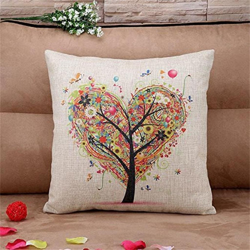 Funda De Lino Q Pillowcase, Funda Decorativa De Lino C 8586