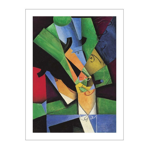 Lamina Fine Art El Fumador Juan Gris 50x70 Myc