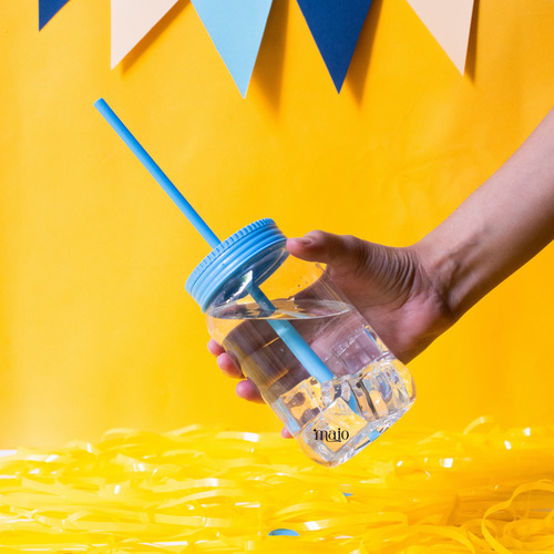 25 Cilindros Dulceros Con Tapa Y Popote Para Fiesta 500ml Dorado