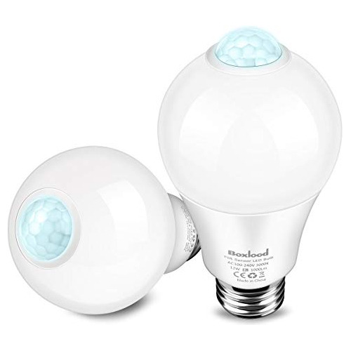 Bombilla Con Sensor De Movimiento De 12w, Bombilla Led De Se