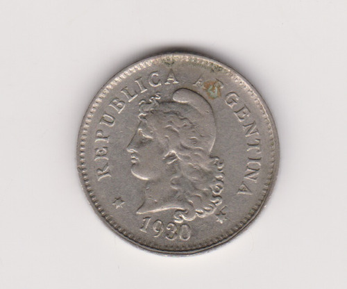 Moneda Argentina 10 Ctvs 1930 Janson 118 Excelente +