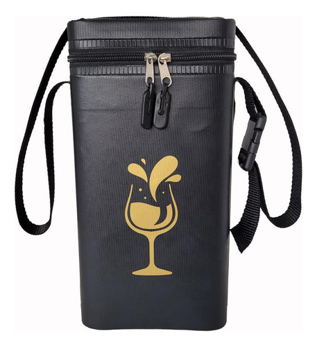 Bolsa Térmica Porta Vinho Wine Bag Petpel 30x8x16cm 245g