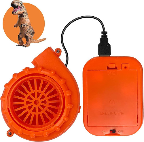 Mini Ventilador Soplador Para Disfraz De Dinosaurio Inflable