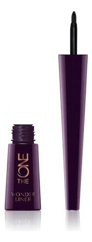 Delineador líquido Oriflame The One Wonder Liner color negro