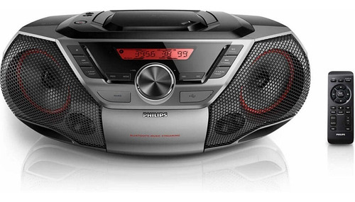 Philips Reproductor De Cd Portátil Boombox Bluetooth Fm Radi