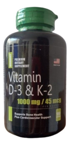 Vitamina D3+k2 Cápsulas - Unidad a $1166
