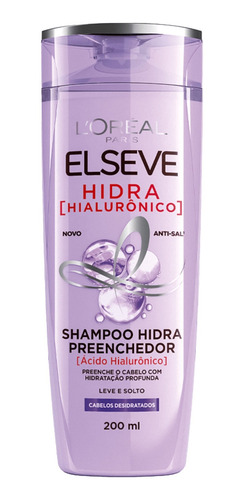Elseve L'oréal Paris Hidra Hialurônico - Shampoo 200ml