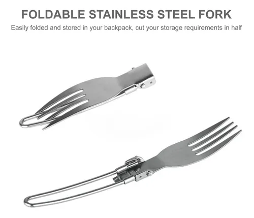 Juego De Cubiertos, Tenedor Plegable, Cubertería, Cucharas D