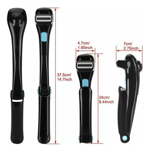 Removedor De Pêlos Elétrico Masculino Para Costas Com Escova