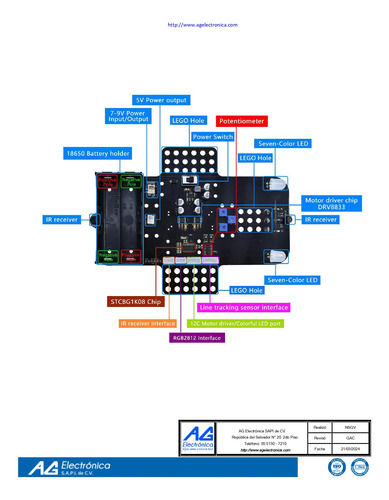 Kit De Robot Coche Inteligente Mecanum Para Arduino
