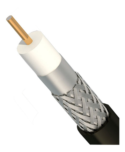 Cable Coaxil Rg 59 Trishield Importado Cabletech X 10 Mts