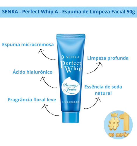Senka - 2 Unidades - Espuma De Limpeza Facial Shiseido 50g Todo Tipo De Pele Dia/noite