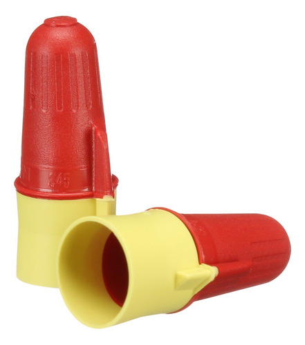 Pack 100 Conectores De Resorte Rojo-amarillo 8awg A 18 Awg