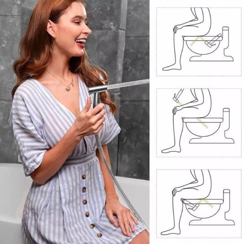Bidet Wc Acero Inoxidable Ducha Higiénica Árabe