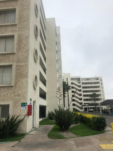 Departamento Amoblado En Condominio Frente A La Playa